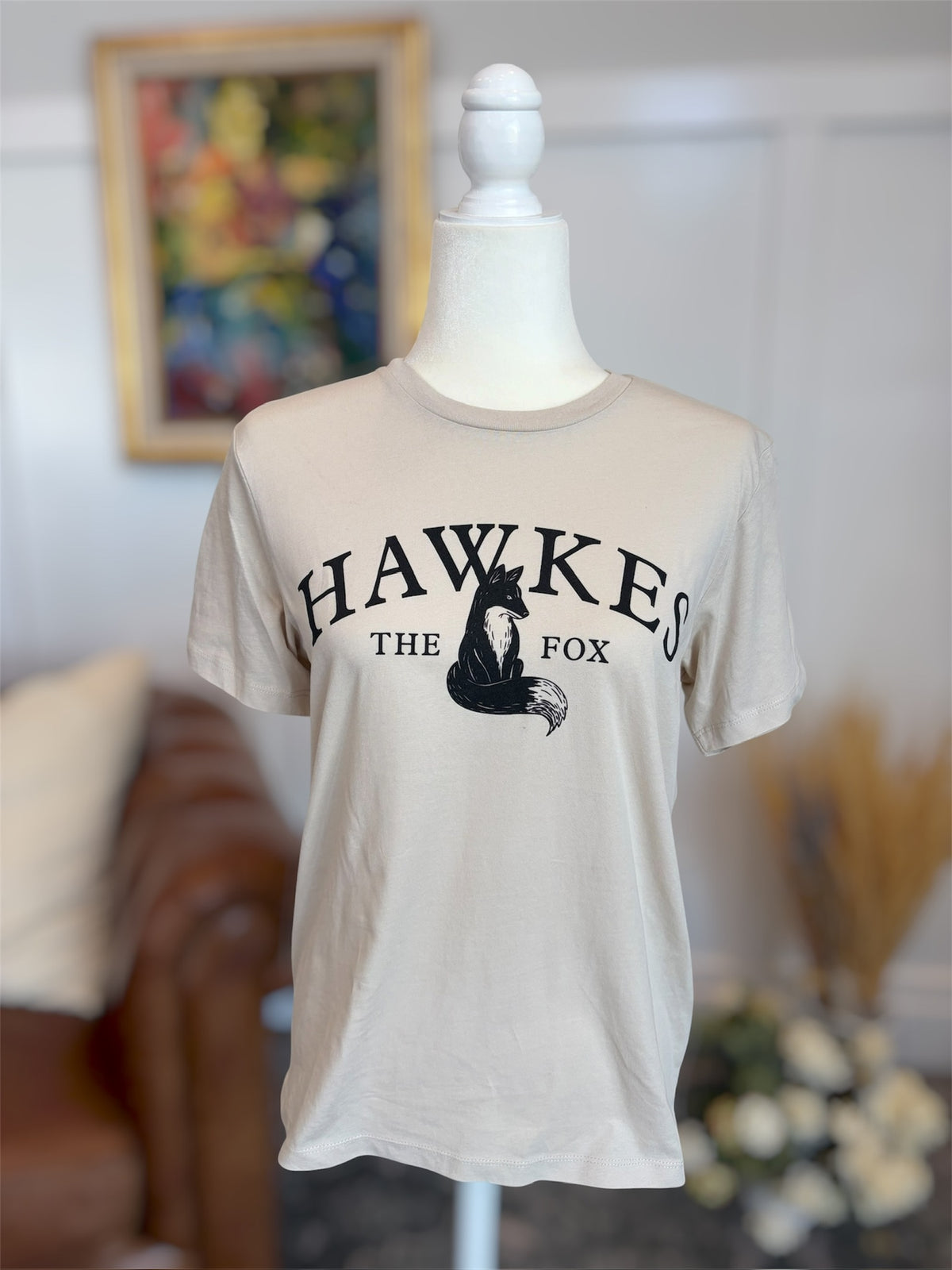 T-shirt - Hawkes the Fox Tee (Bone)