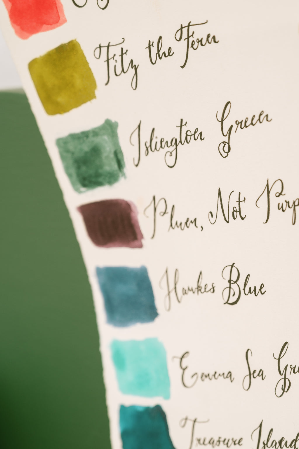 Fountain Pen Ink- Various Colors